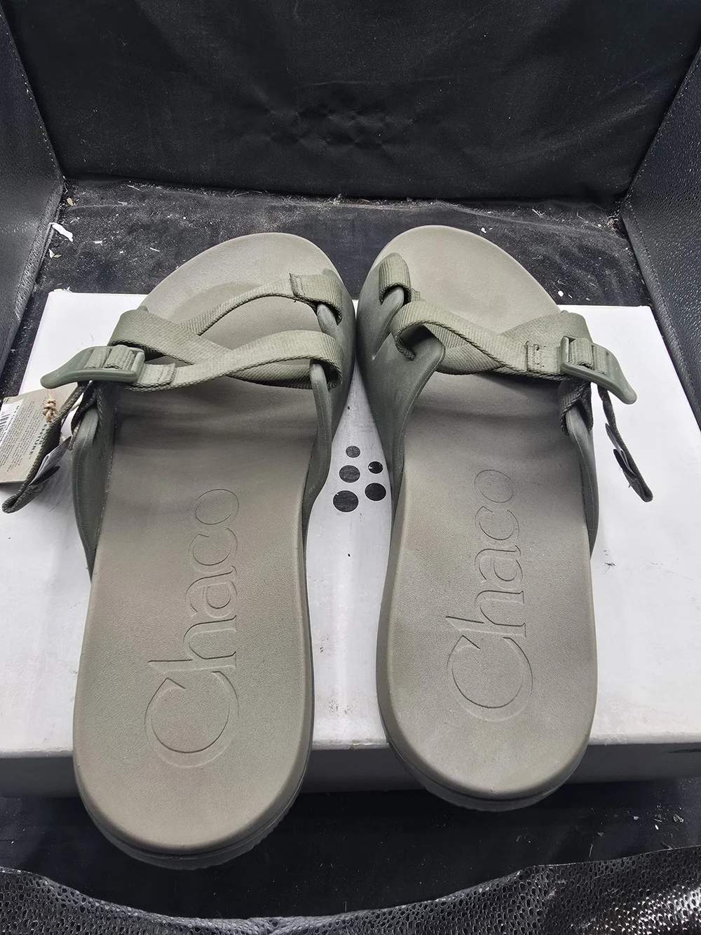 Chaco Men’s Olive‎ Green Z/Slide Strappy Sandals